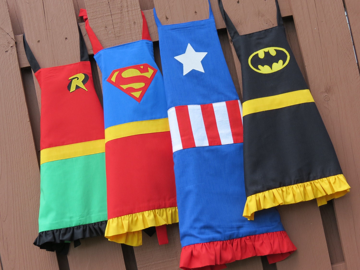Adult superhero apron (choose your superhero)