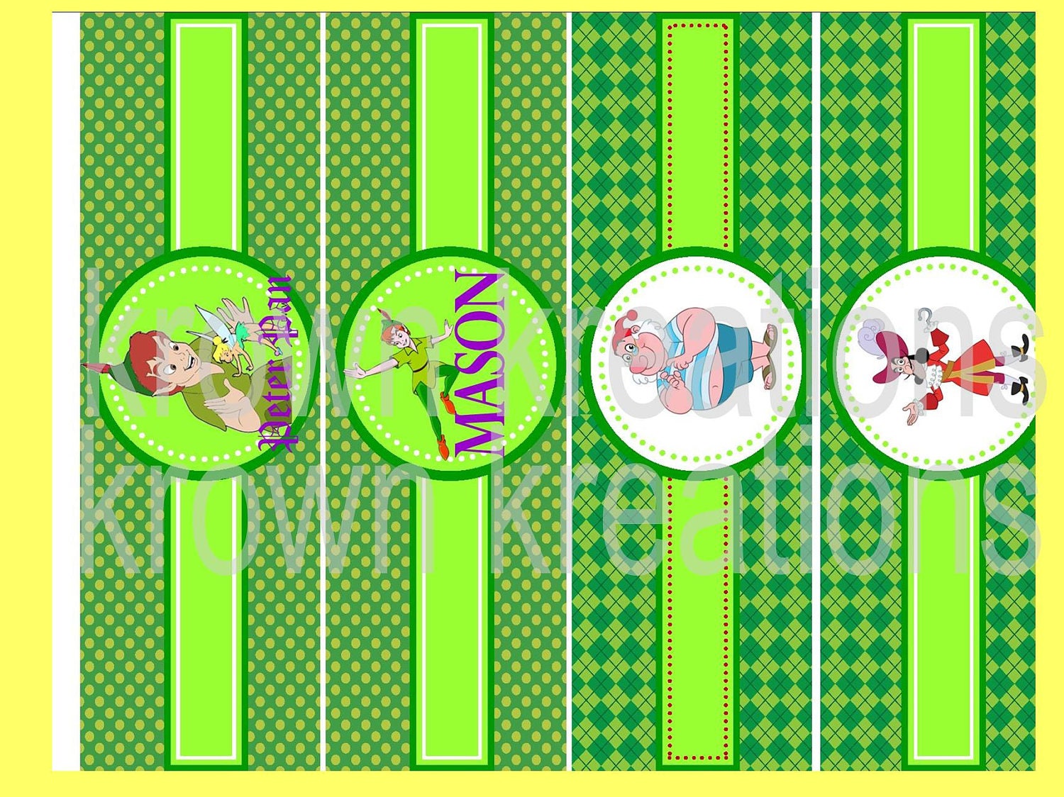 PETER PAN Inspired Party - Boys Birthday Party - Neverland Party - COMPLETE Package - Krown Kreations