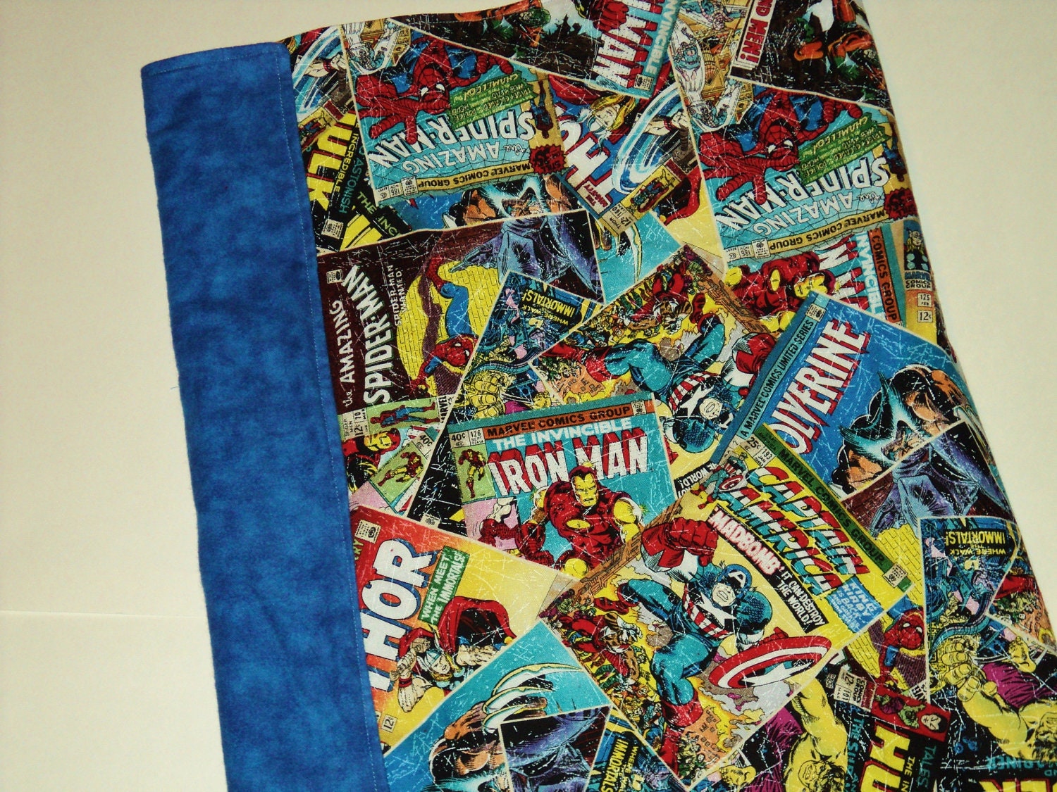 SUPERHERO BABY BLANKET Marvel Comics Blanket 28 By AuntBsBonnets