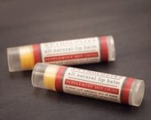 Peppermint Hot Cocoa Lip Balm - All Natural - Warm Hot Chocolate with Mint Flavor