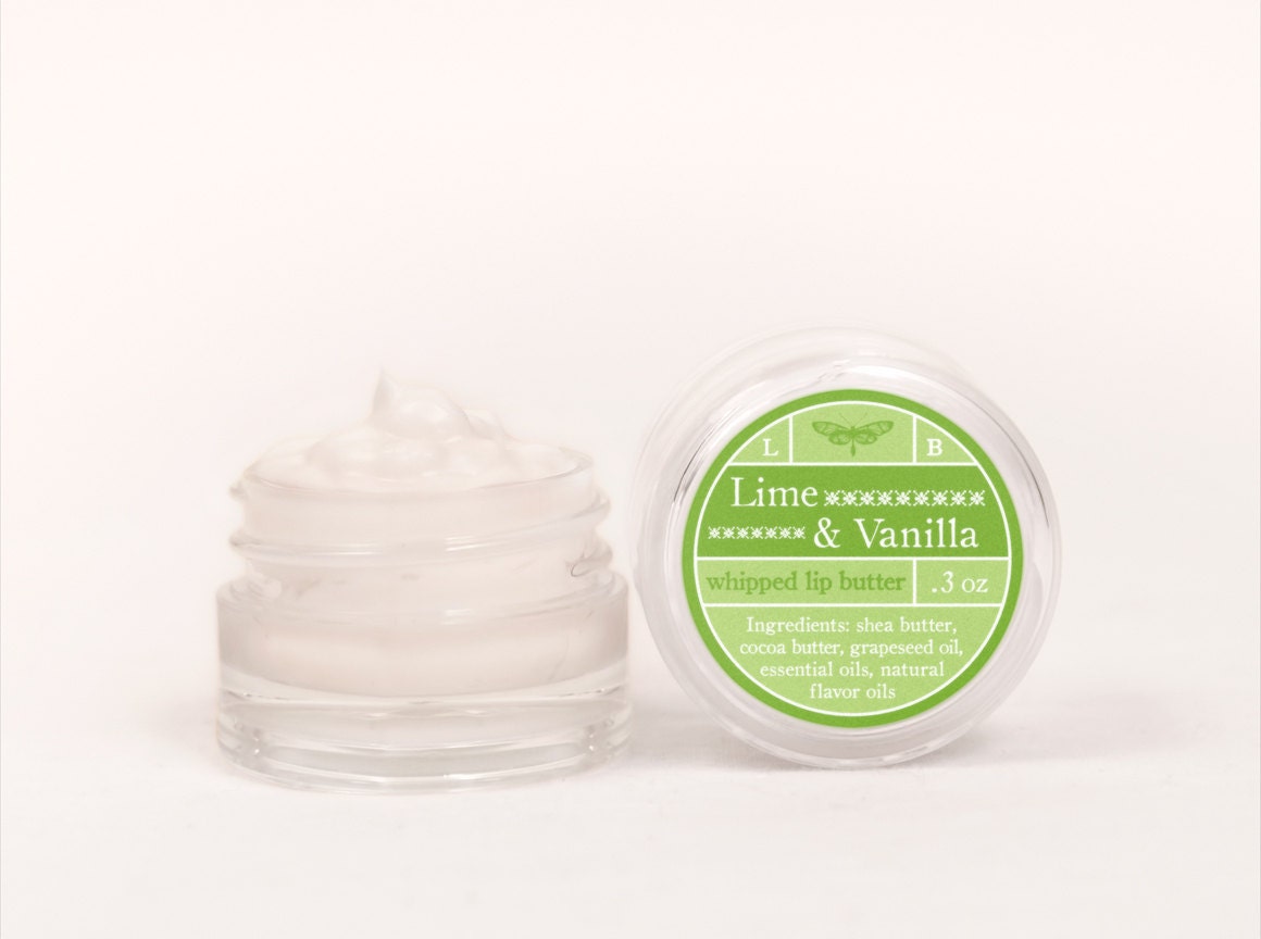 Whipped Lip Butter - Lime & Vanilla - Natural Icing for Your Lips