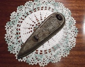 Antique sad iron stamped Sensible no. 5
