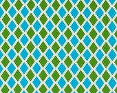 Jennifer Paganelli for Free Spirit, Happy Land, Madison in blue, 1 yard