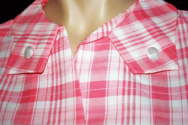 Vintage 1950s Dress /Rockabilly Medium/ Pink/ New Old Stock/VLV/Pin Up