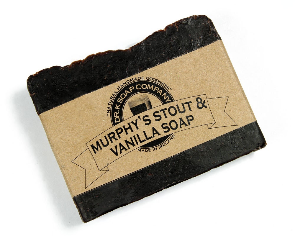 Beer Soap, Irish Stout and Vanilla, Men's Soap For Him, Handmade Soap, Natural Soap - Made in Ireland
