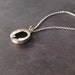 1 Medium Sterling Custom Child or Pet Silhouette Necklace for Mother or Grandmother