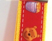 Winnie the Pooh  Key Fob Key Ring Wristlet Key Chain