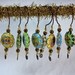 Beaded Ornament Hangers, Set of 10