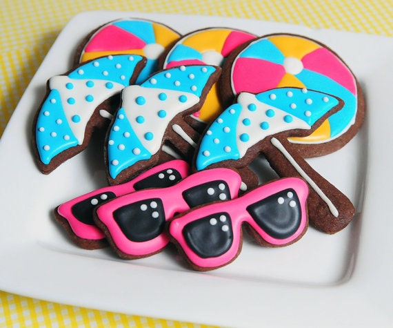 Beach Party Sugar Cookies