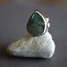 Clearance Sale. Mixed Metal Ring. Turquoise, Copper and Sterling Silver. Large Turquoise Ring. Hand Forged.