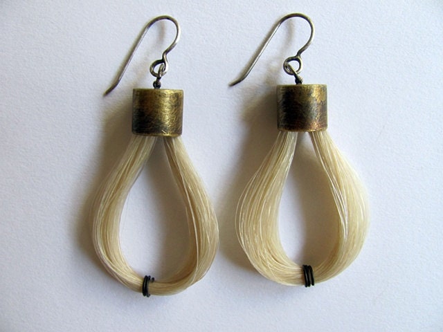 Horse Hair Earrings
