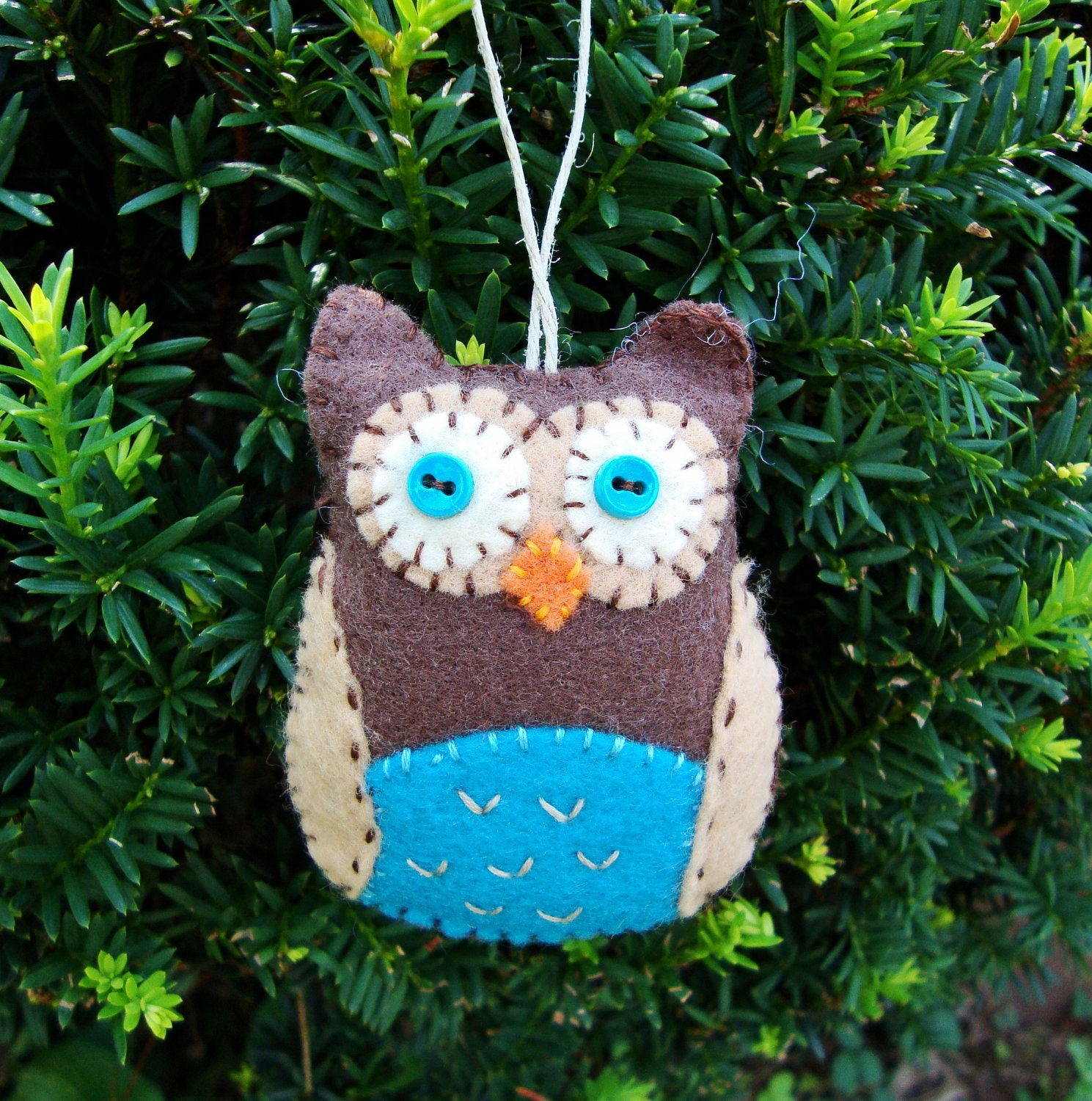 Felt Owl - Owl Decoration - Owl Ornament - Bowl Filler - Party Favor