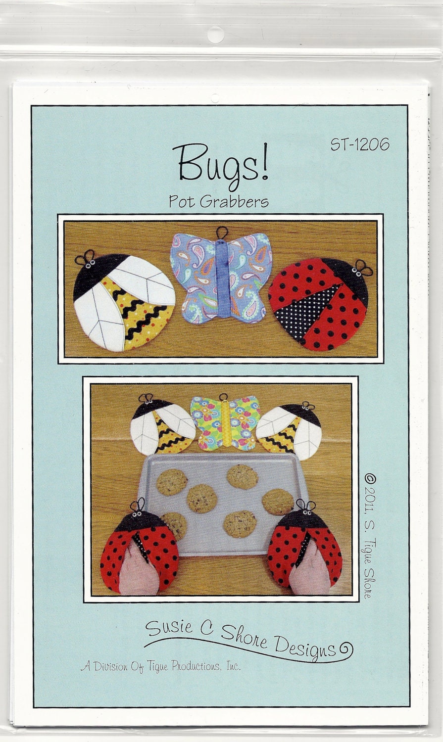 Susie C Shore Designs - Bugs Pot Holder Pattern