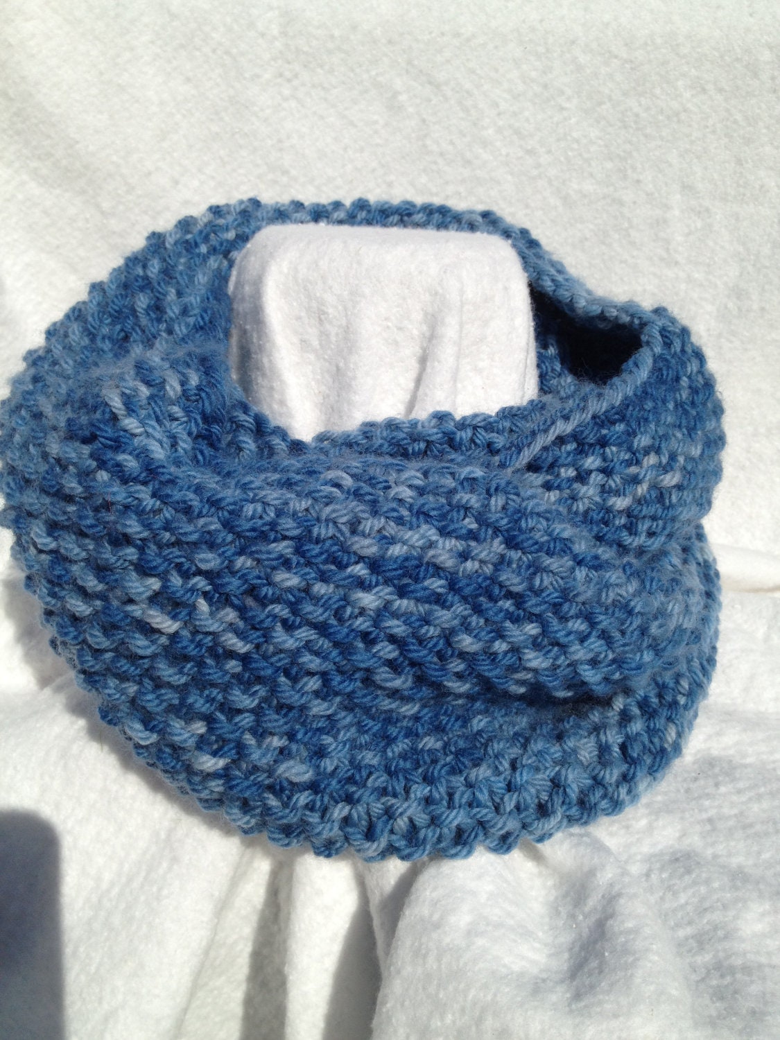 Saxon Blue Cowl-Ready to Ship