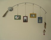 Fishing Pole Picture Frame - Metal Silver - 4 Frames