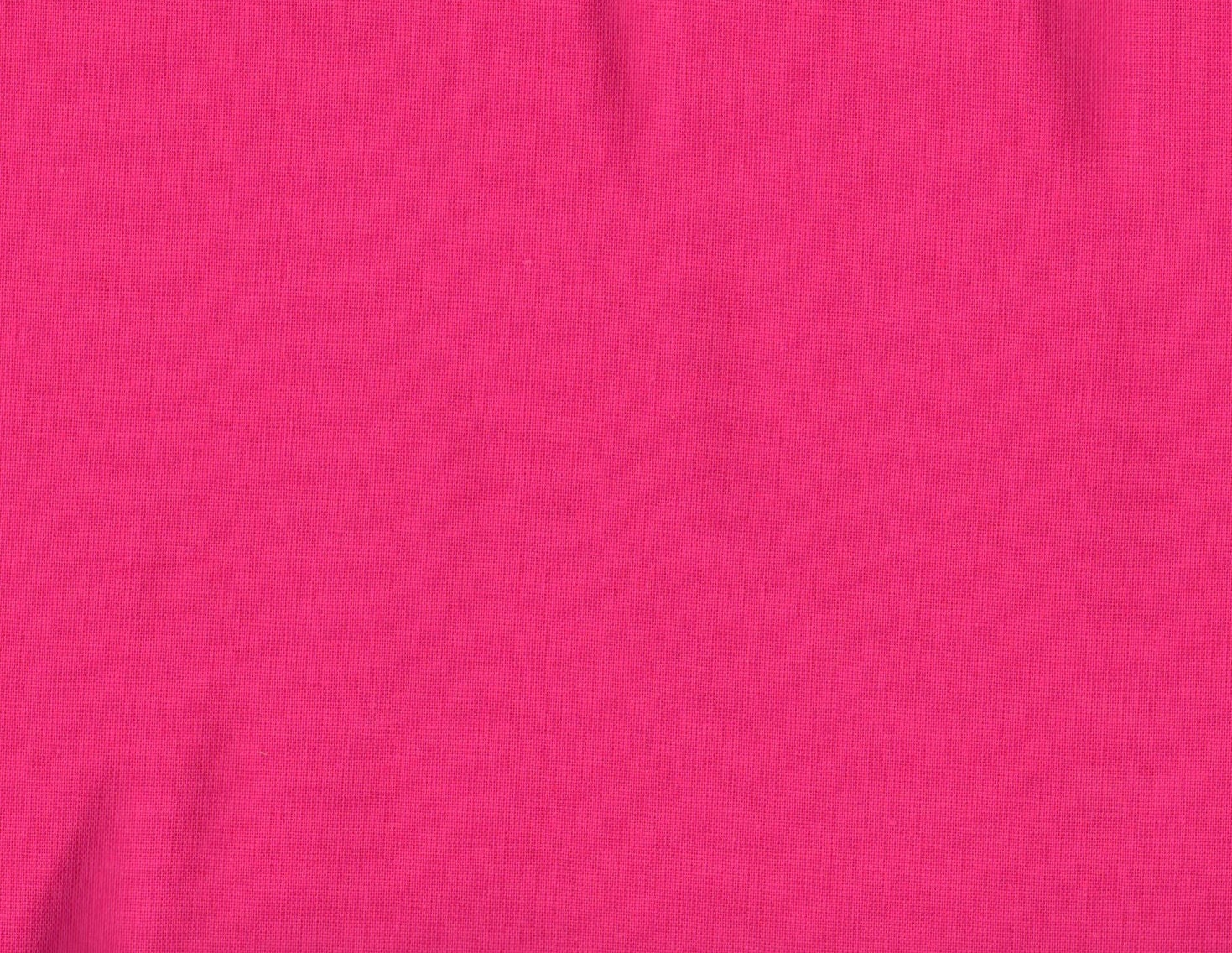 Hot Pink Fabric, Pink Fabric, Solid Pink Fabric, Flamingo Pink Fabric, 1 yard Fabric