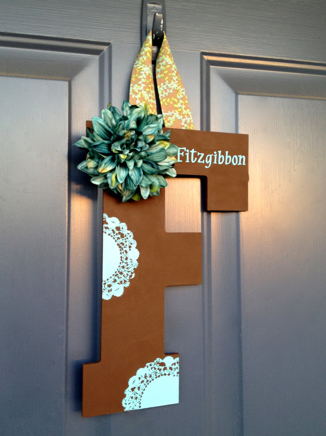 Personalized Letter Door Hanger