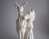 Deer and Horse wedding couple