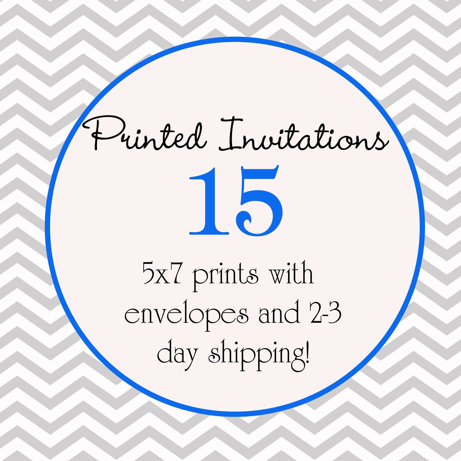 15 Printed Invitations Il_570xn