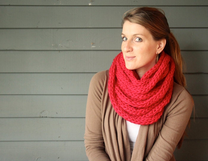 CUSTOMIZABLE 40 Foot Looped Infinity Knit Scarf