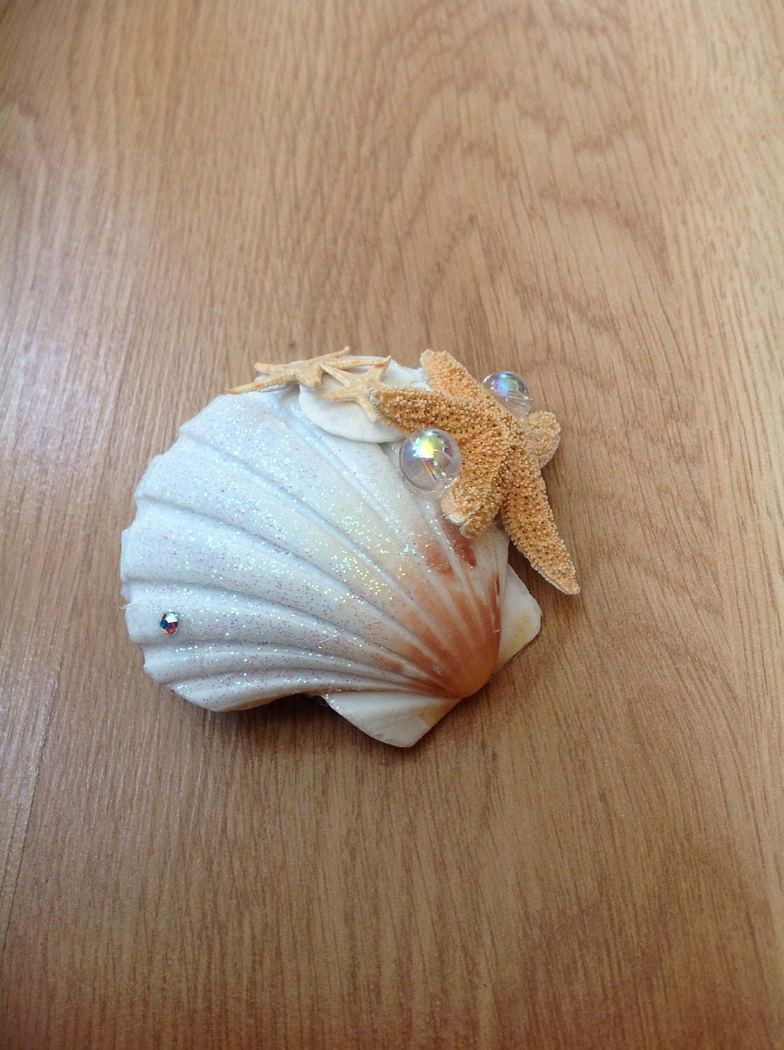 Mermaid Hair Clip/ Ocean wedding hair accessory