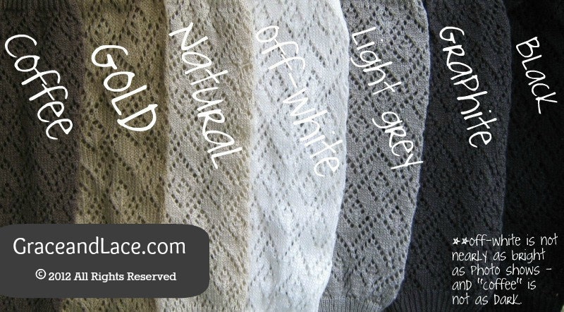 SALE SALE The Lacey Lou Gold Open-work Leg Warmers w/ ivory knit lace trim & buttons - Legwarmers boot socks (item no. 3-11)