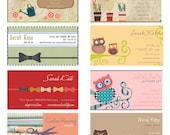 Business Card Digital Graphic Design for Your Profession Craft or Etsy Shop matching your Banner and Avatar Set, Custom Orders are welcomed
