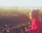 for my daughter, 10 x15cm photo card, premium quality blank card