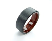 Bent Wood and Carbon Fiber Ring -- Rosewood interior