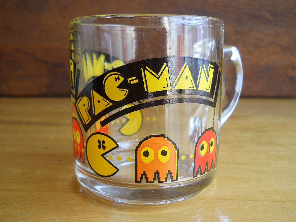 Vintage Pac-Man Mug 1980's