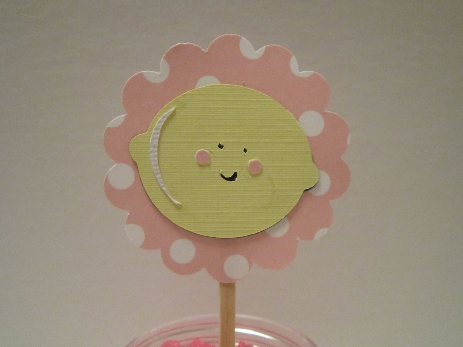 12 Lemon head Lemonade Cupcake Toppers Il_570xn