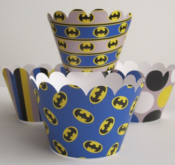 Batman Cupcake Liners