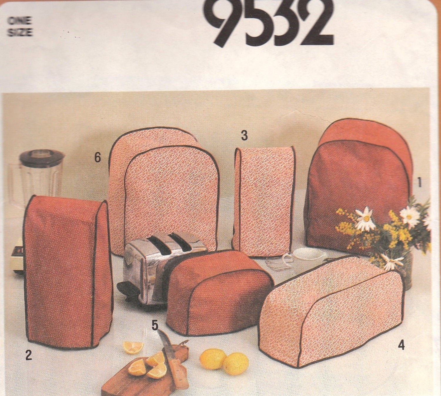 Kitchen Appliances & Pot Holder Pattern Simplicity 9532