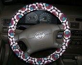 Retro Daisy Steering Wheel Cover