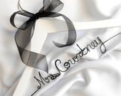 Bridal Accessories, Wedding Dress Hanger, Personalized Bridal Hanger