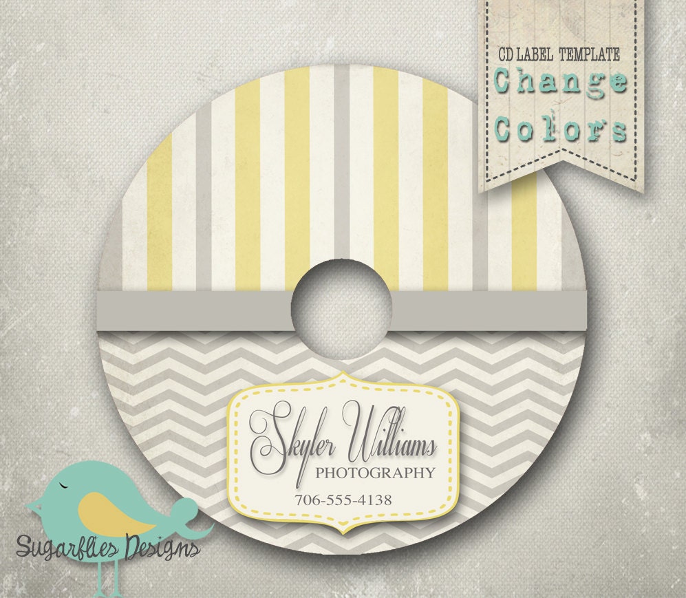 CD/DVD Label templates - DVD Label 13