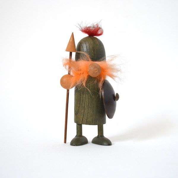 RESERVED Mid Century Wood Viking