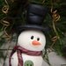 Topsy-Turvy Clay Snowman Ornament by Creative Contours