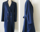 Navy Pea Coat / Navy Peacoat / Pendleton Pea Coat / Womens Pea Coat / Womens Wool Peacoat / Blue Peacoat Womens Outerwear Womens Winter Coat
