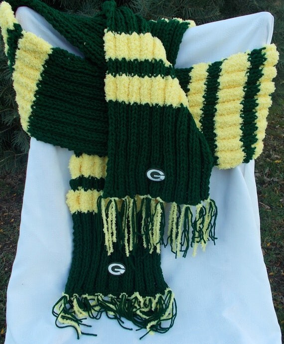 Green Bay Packers Scarf by YarninSmithers on Etsy