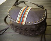Gypsy Nomad Cross-Body Brown Leather Purse
