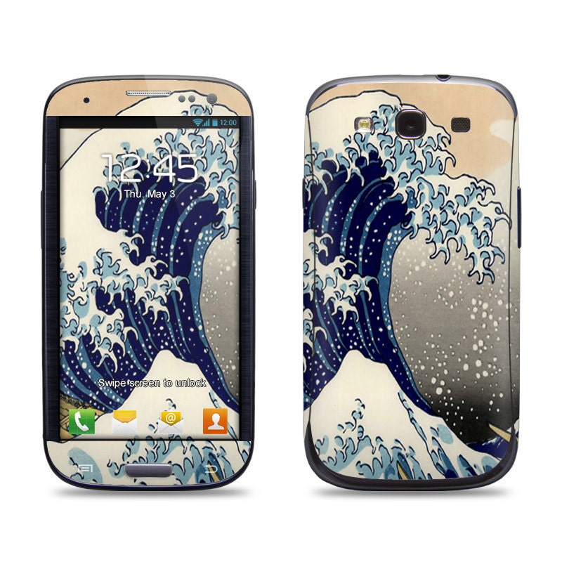 Samsung Galaxy S3 Phone Case Cover Decal - The Great Wave