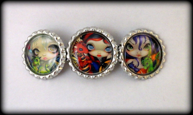 Jasmine Becket-Griffith  " Just the Two of Us "  hair barrette