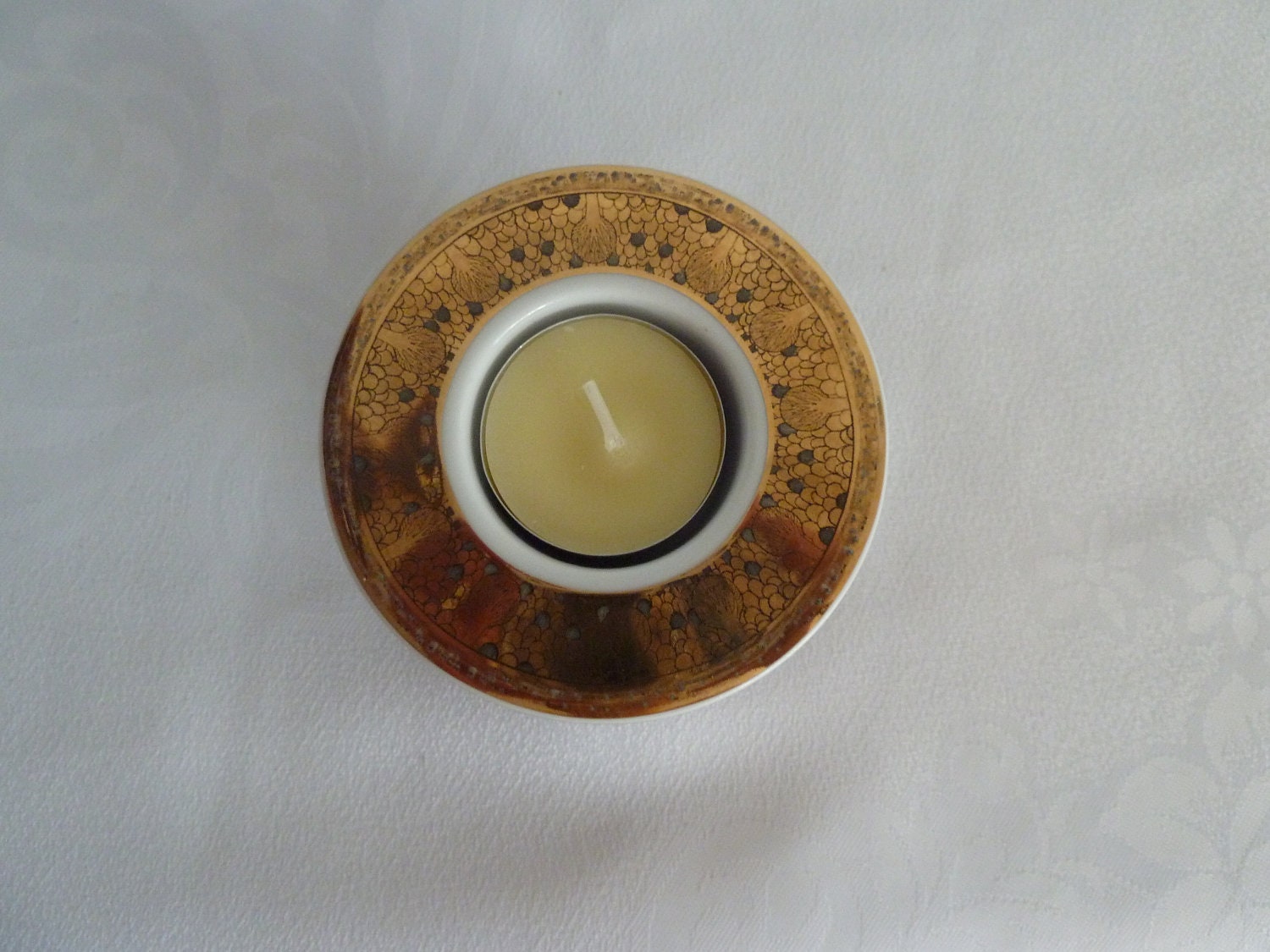 Goebel candel holder Artis Orbis G. klint  diameter 3,5" 2,5"heigth