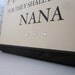 GRANDMOTHER Typography QUOTE Personalized Gift for Nana