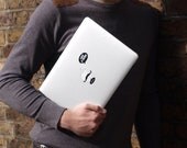 MacBook Decal - Moustache and Like a Boss