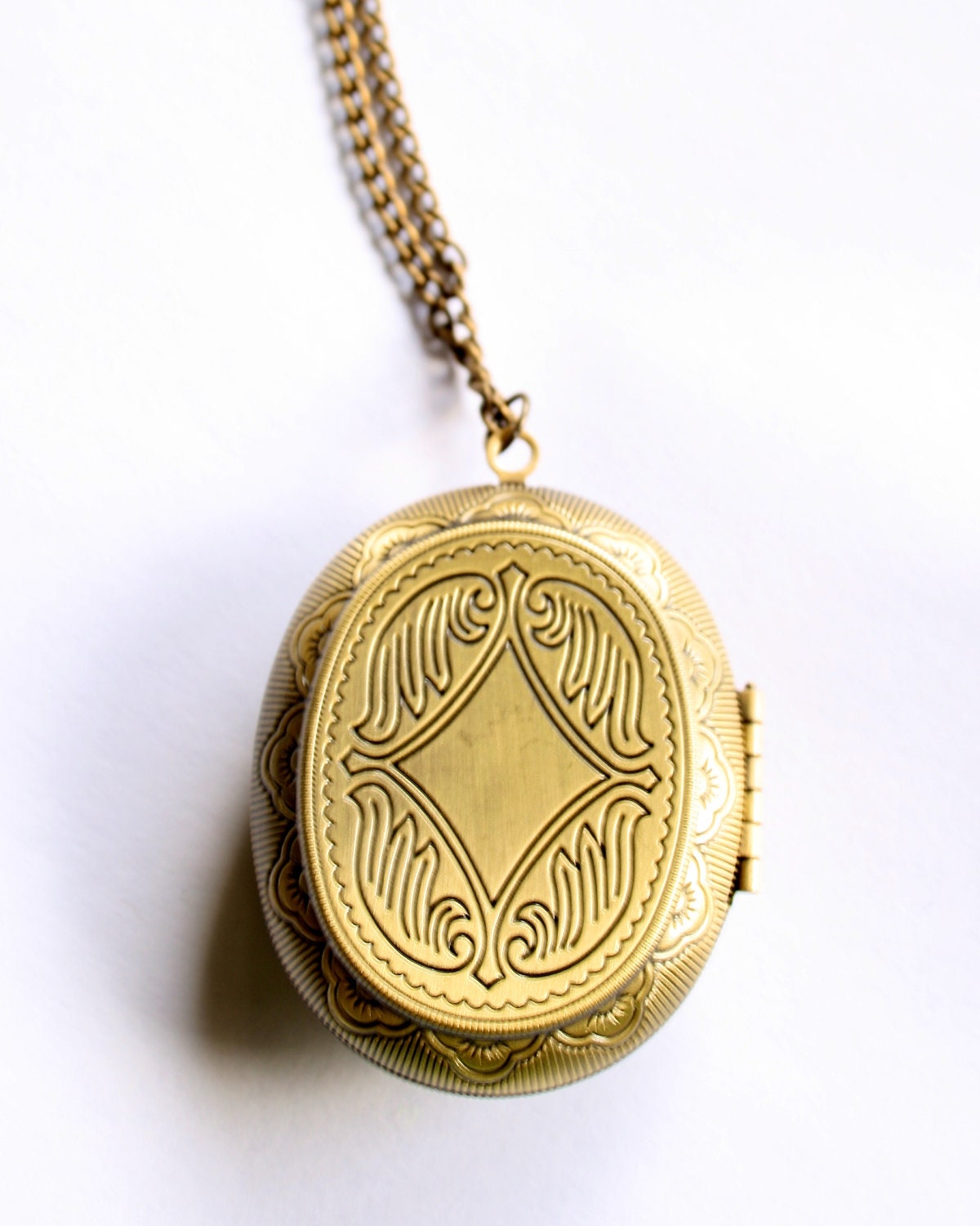 Peacock Gem Locket