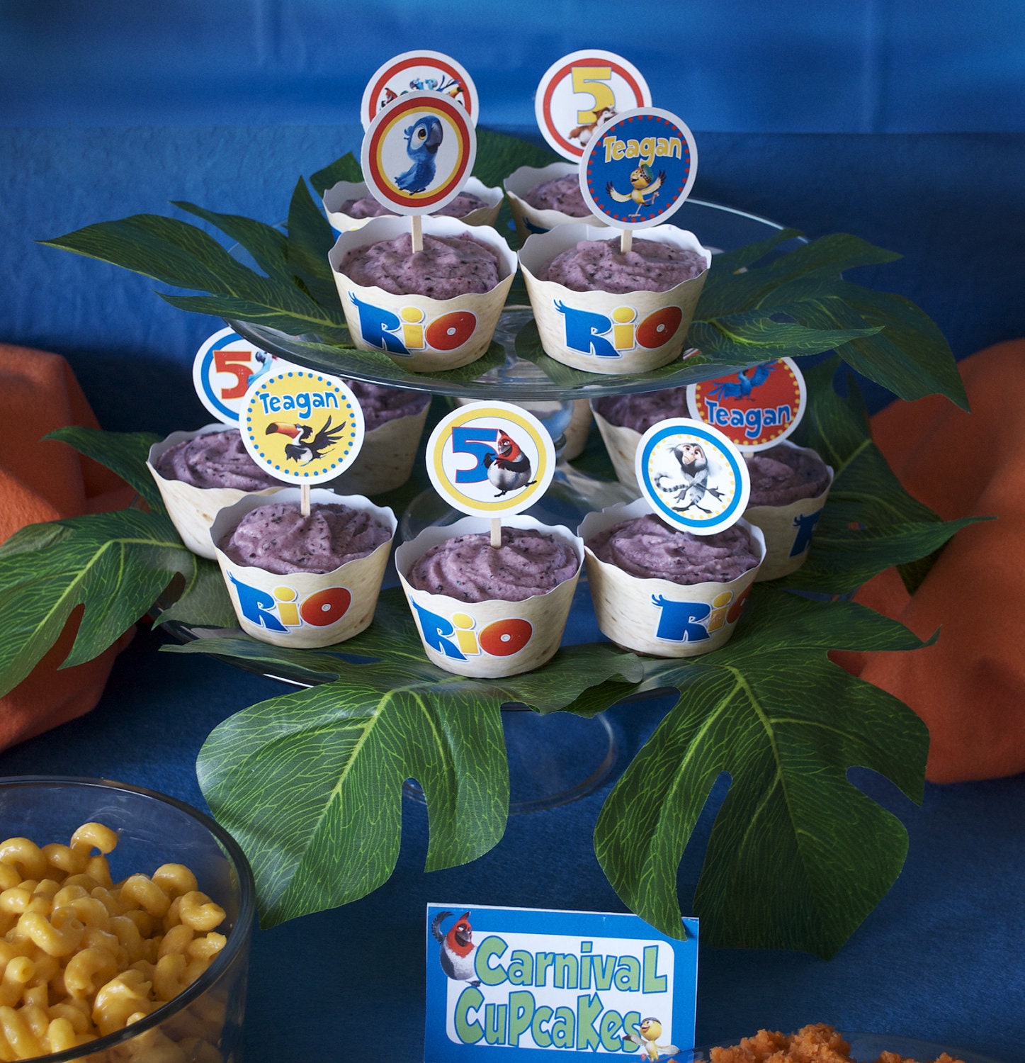 RIO Birthday Cupcake Wrappers and Toppers Printable DIY Il_170x135