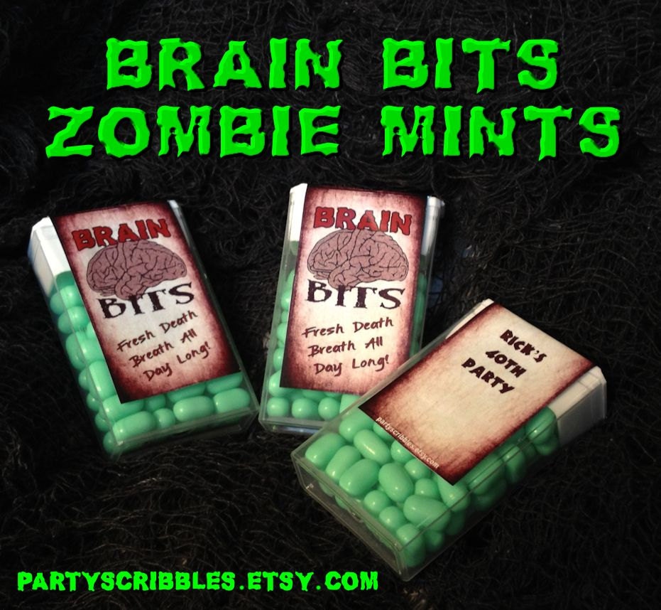 Zombie Apocalypse Candy Favor Labels for the Walking Dead, Warm Bodies, World War Z Printable Il_170x135