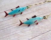 Fish Earrings  Resort Fashion